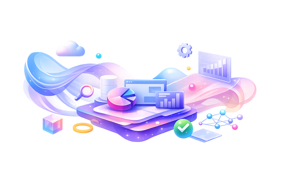 App showcase illustration